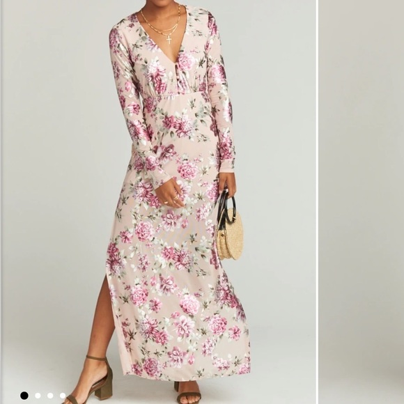 NWT Show Me Your Mumu Carmella Maxi Floral Dress (Mini Romper Lining) - Picture 1 of 11